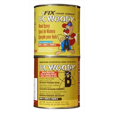 Protective Coating 128336 96 Oz Woody Wood Epoxy Paste